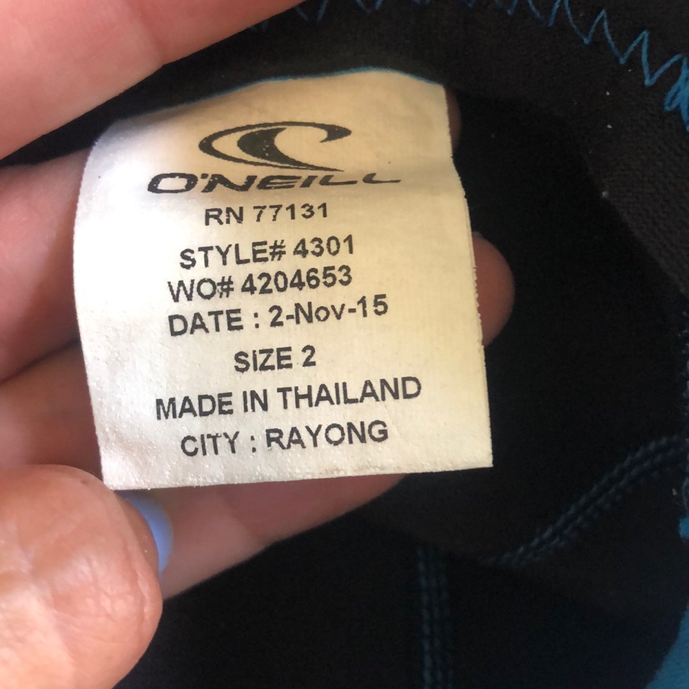 O’Neill wetsuit